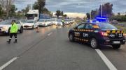 Por el socavón entre Luján y Godoy Cruz hay demoras del tránsito en Acceso Sur