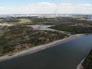 Río Salado: el Gobierno informó a la mesa de enlace que ya comenzaron las obras de dragado