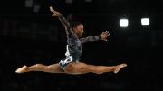 Simone Biles llega por primera vez a Buenos Aires