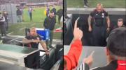 La Roca, seguridad del plantel de River, insultó a unos hinchas a la salida tras la derrota ante Riestra