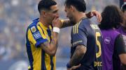 Paredes sorprendió a Di María en Rosario en el día libre de Boca y compartieron un encuentro familiar