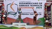 Florencia Famoso salió subcampeona en el Sudamericano de Gimnasia Trampolín