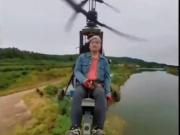 Filmó su propia muerte: quién era Tang Feiji, el influencer chino que murió mientras manejaba un extraño helicóptero