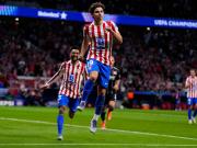Atlético de Madrid, siguió intratable con los argentinos: Julián Álvarez picó un penal y Giuliano Simeone hizo goleador a Griezmann en la Champions