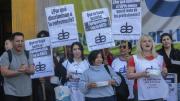 Una nueva protesta de los enfermeros porteños