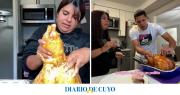Le hizo creer a su novio que cocinó a una gallina embarazada y su reacción se volvió viral