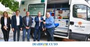 El ministro de Salud entregó una ambulancia al municipio de Ullum: el detalle de las obras que recorrió en un centro de salud