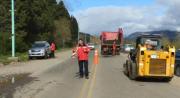 Ruta 40: advierten que se circule con precaución en San Martín de los Andes por tareas de bacheo este miércoles
