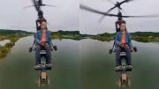 Un influencer murió en vivo al estrellarse con un helicóptero ultraligero