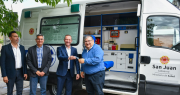 Ullum cuenta con nueva ambulancia y avanza la ampliación de su Centro de Salud