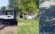 Macabro hallazgo en Santa Fe: una camioneta apareció incendiada con restos humanos