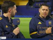 Juan Román Riquelme volvió a hablar luego de tres meses y no dijo nada sobre la salud de Miguel Russo, apenas un elogio para el DT de Boca: Es un genio