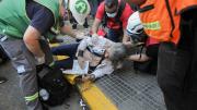 Diez heridos y un detenido en la marcha de los jubilados