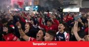 Fuerte protesta de los hinchas de Independiente en la sede contra la Comisión Directiva