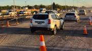 Repararon el socavón del Acceso Sur pero continúan las demoras en el tránsito
