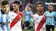 Los futbolistas que podrían cumplir la “ley del ex” en el River-Racing por Copa Argentina