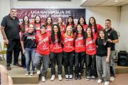 Las Rojas de Neuquén, presentadas en sociedad y listas para la Liga Nacional de básquet