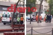 Hospitalizan a inspectora de tránsito tras ser chocada en pleno Centro