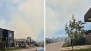 Susto, alarma e incendio muy cerca de un barrio privado que limita con Plottier