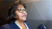 Magistrada del TCP Fanny Coaquira evita dar detalles sobre el avance del caso consorcio