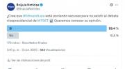 Sondeo: mayoría cree que Edmand Lara pone excusas para no asistir al debate del TSE