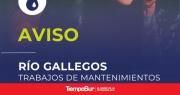Realizan mantenimiento y limpieza en la toma de Palermo Aike para mejorar el suministro de agua