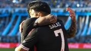 Maxi Salas y la inexorable Ley del ex: el gol del delantero de River a Racing