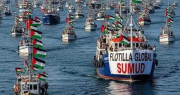 El Ejército de Israel interceptó la flotilla humanitaria que lleva alimentos a Gaza