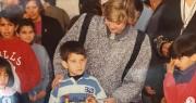 La noche más emotiva del goleador sanjuanino del Barça: lágrimas con su madre y un homenaje de Olimpia