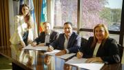 Federico Otermín, Diego Molea y Fernanda Vázquez anunciaron el Consejo de Seguridad y Justicia de Lomas