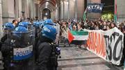 Manifestantes italianos exigen la suspensión del partido Italia-Israel