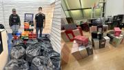 Operativo en la Galería Piazza: secuestraron casi 350 perfumes árabes y zapatillas importadas