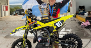 Con 9 años, Catalina Rodríguez ya compite entre los mejores del continente en motocross