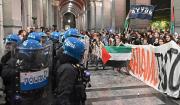 Manifestantes italianos exigen la suspensión del partido Italia-Israel