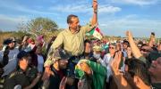 Policía desaloja a encapuchados de predio tomado; Camacho advierte que no permitirá más avasallamientos