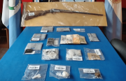 Golpe al microtráfico en Neuquén: secuestraron drogas, armas de fuego y dinero en efectivo en Zapala