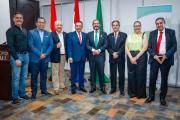 Cámara Boliviana Paraguaya y Juventud Empresa celebraron un cóctel en Expocruz 2025