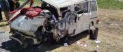Tres muertos deja un choque frontal de dos minibúses en la carretera a Achacachi
