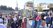 Miles de fieles viajaron desde La Plata para caminar en la peregrinación a Lujan