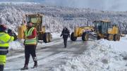 Sorpresiva nevada en la Cuenca Carbonífera