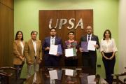 La UPSA suscribe convenio con BISA Agencia de Bolsa y BISA SAFI para programa de pasantías “Impulso Bursátil”