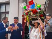 Embajadora de Colombia es nombrada comadre de la ciudad de Tarija