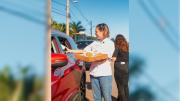 Regaló croissants en la cola para gasolina: No puedo cambiar la situación, pero sí sumar un gesto y hacer más llevadera la espera