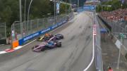 Franco Colapinto estuvo a punto de chocar con Max Verstappen en la FP3 del GP de Singapur