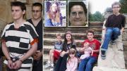 Las fotos de dos hermanos luego de cometer la masacre de toda su familia