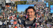 Eduardo Domínguez volvió a participar de la peregrinación a Luján