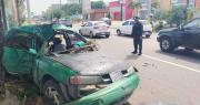 El auto que se estrelló en una persecución policial tenía a bordo un hombre buscado por la Justicia