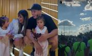 Rezo por vos: Daniela Celis se sumó a la peregrinación a Luján para pedir por Thiago Medina