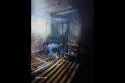 Bomberos controlaron un incendio en una vivienda del barrio General Paz