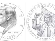 Donald Trump como los emperadores romanos: emitirían monedas de 1 dólar con su imagen